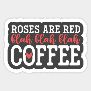 Blah Blah Blah Coffee Sticker